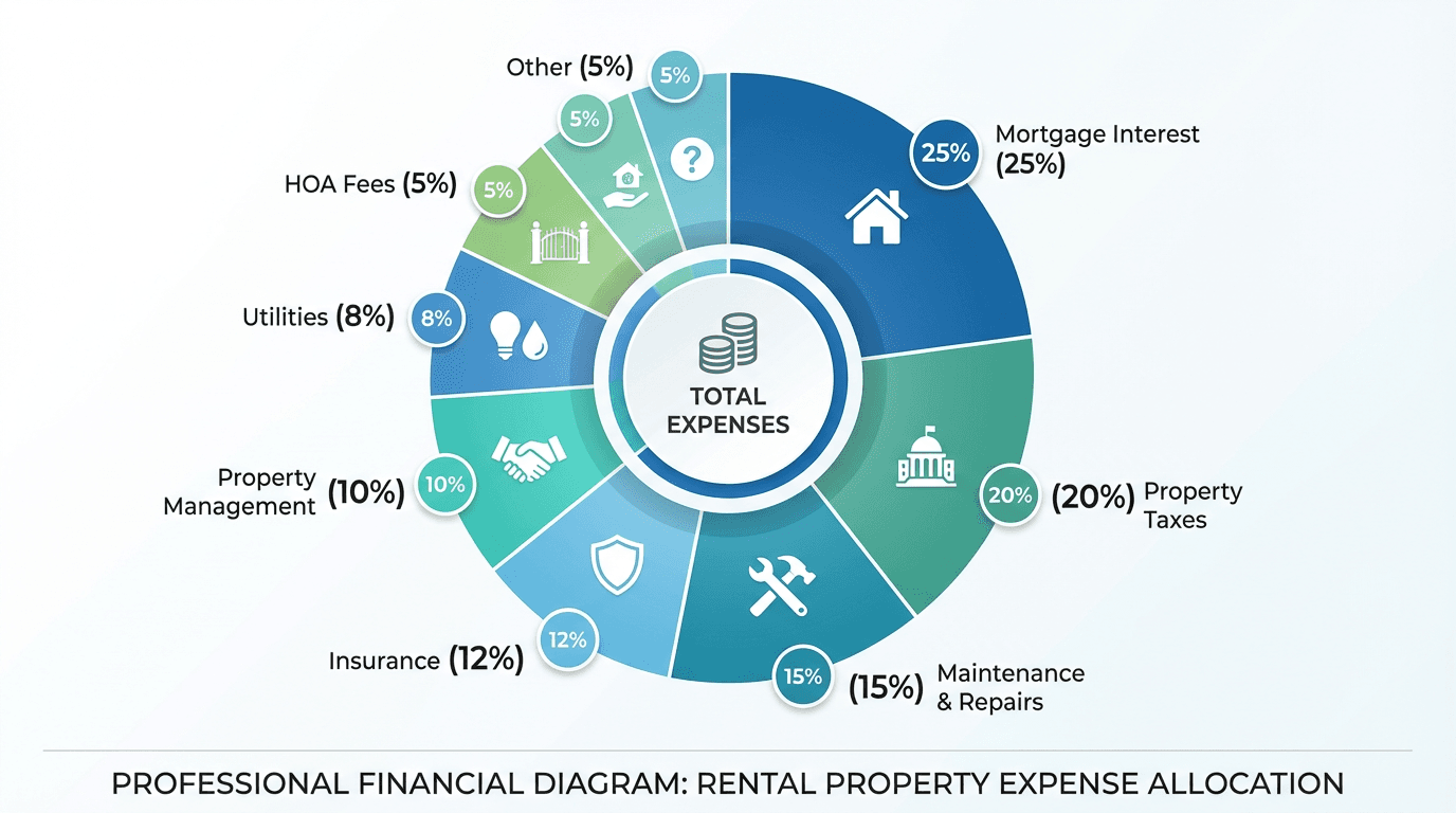 Rental property expense breakdown