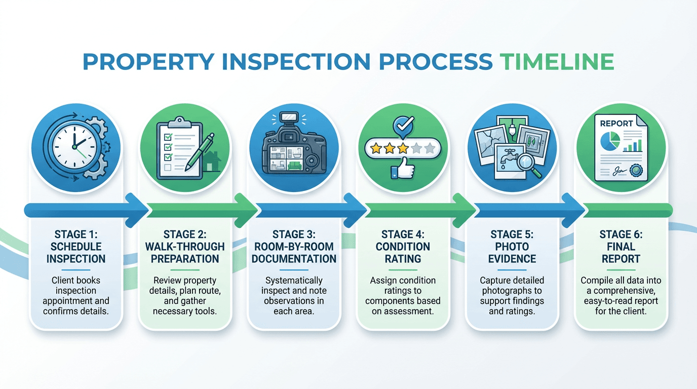 Property inspection process timeline